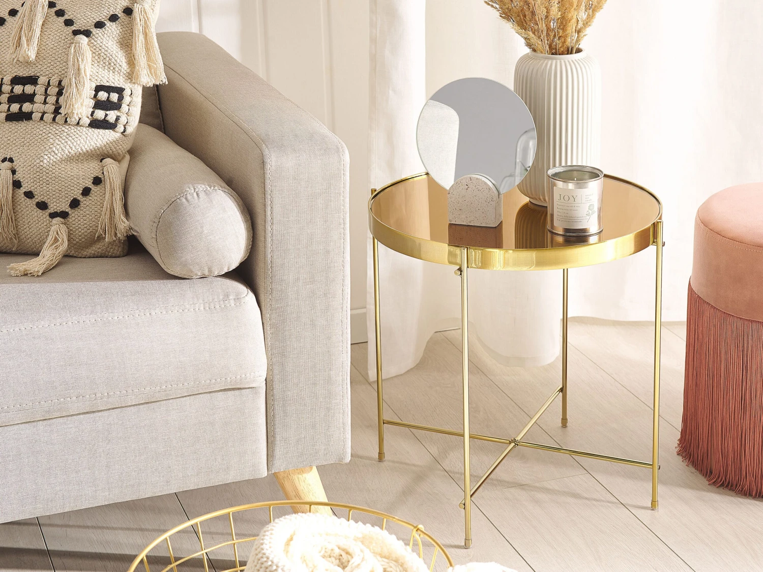 Side Table Gold LUCEA - Image 2