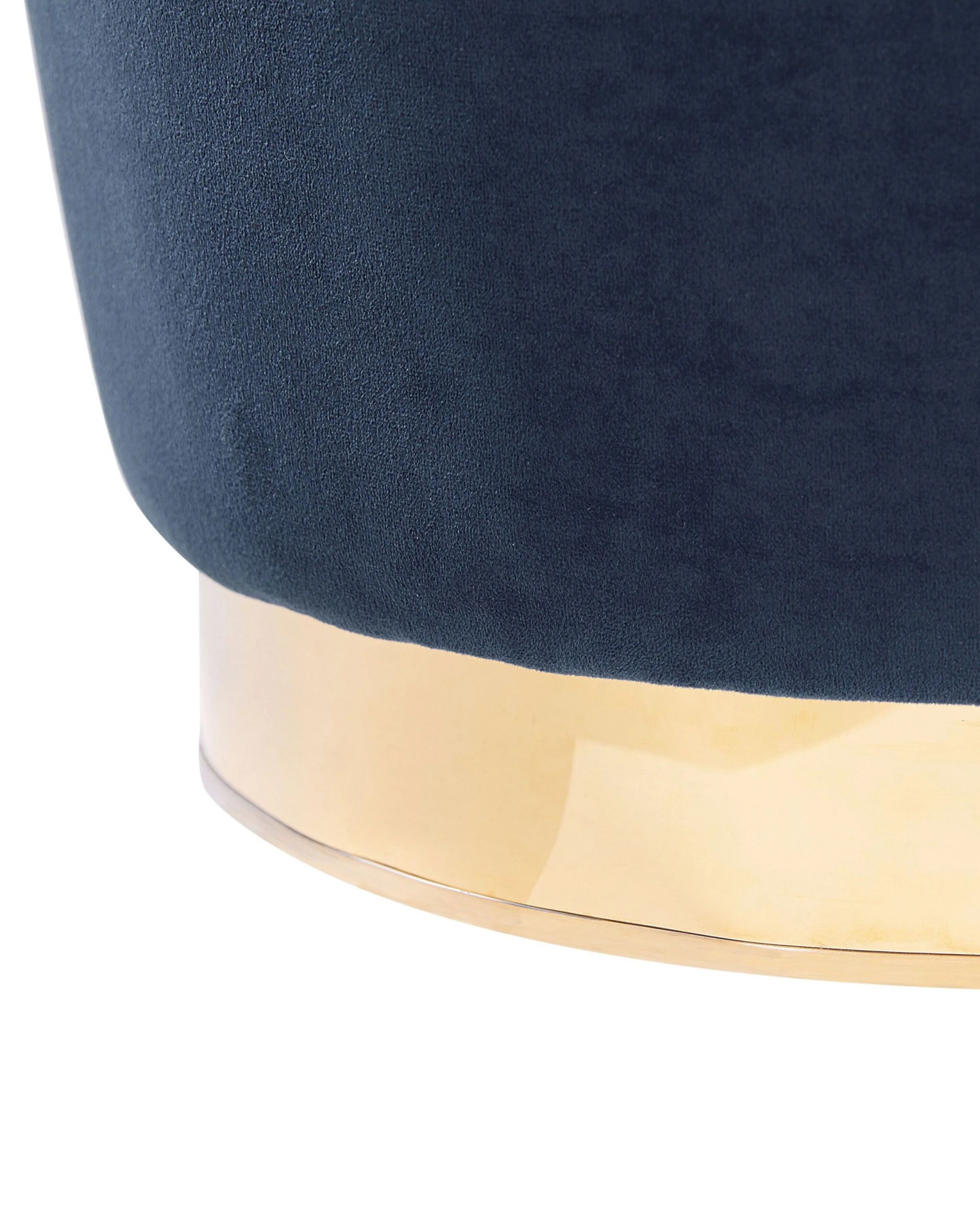 Velvet Armchair Dark Blue ALBY - Image 6