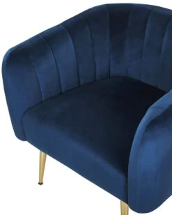 Velvet Armchair Blue LACONIA -Home Furniture undef src sa picid 781724 type whitesh image