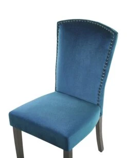 Set Of 2 Velvet Dining Chairs Blue PISECO -Home Furniture undef src sa picid 781802 type whitesh image