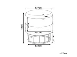 Storage Pouffe Dark Green ELGIN -Home Furniture undef src sa picid 782100 type whitesh image
