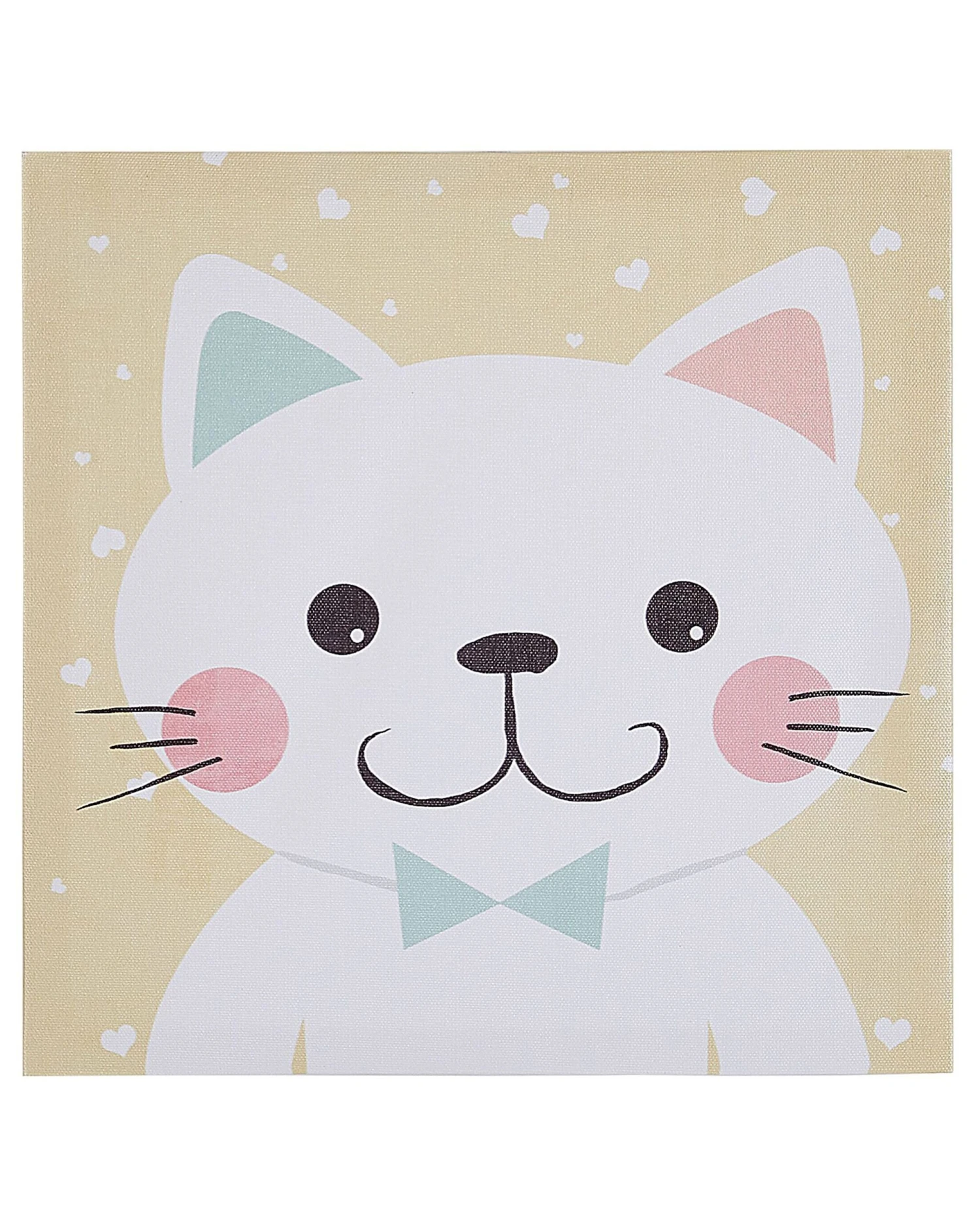 Set Of 4 Animal Canvas Art Prints 30 X 30 Cm Multicolour BOMBI - Image 6