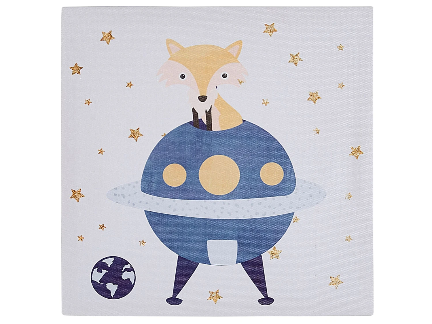 Set Of 3 Aircrafts Canvas Art Prints 30 X 30 Cm Multicolour DOBO - Image 5