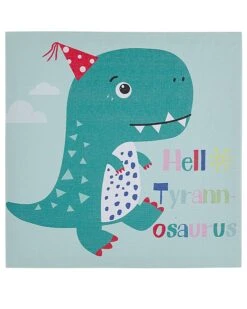 Set Of 3 Dinosaur Canvas Art Prints 30 X 30 Cm Multicolour BINGUI -Home Furniture undef src sa picid 784837 type whitesh image