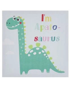 Set Of 3 Dinosaur Canvas Art Prints 30 X 30 Cm Multicolour BINGUI -Home Furniture undef src sa picid 784840 type whitesh image