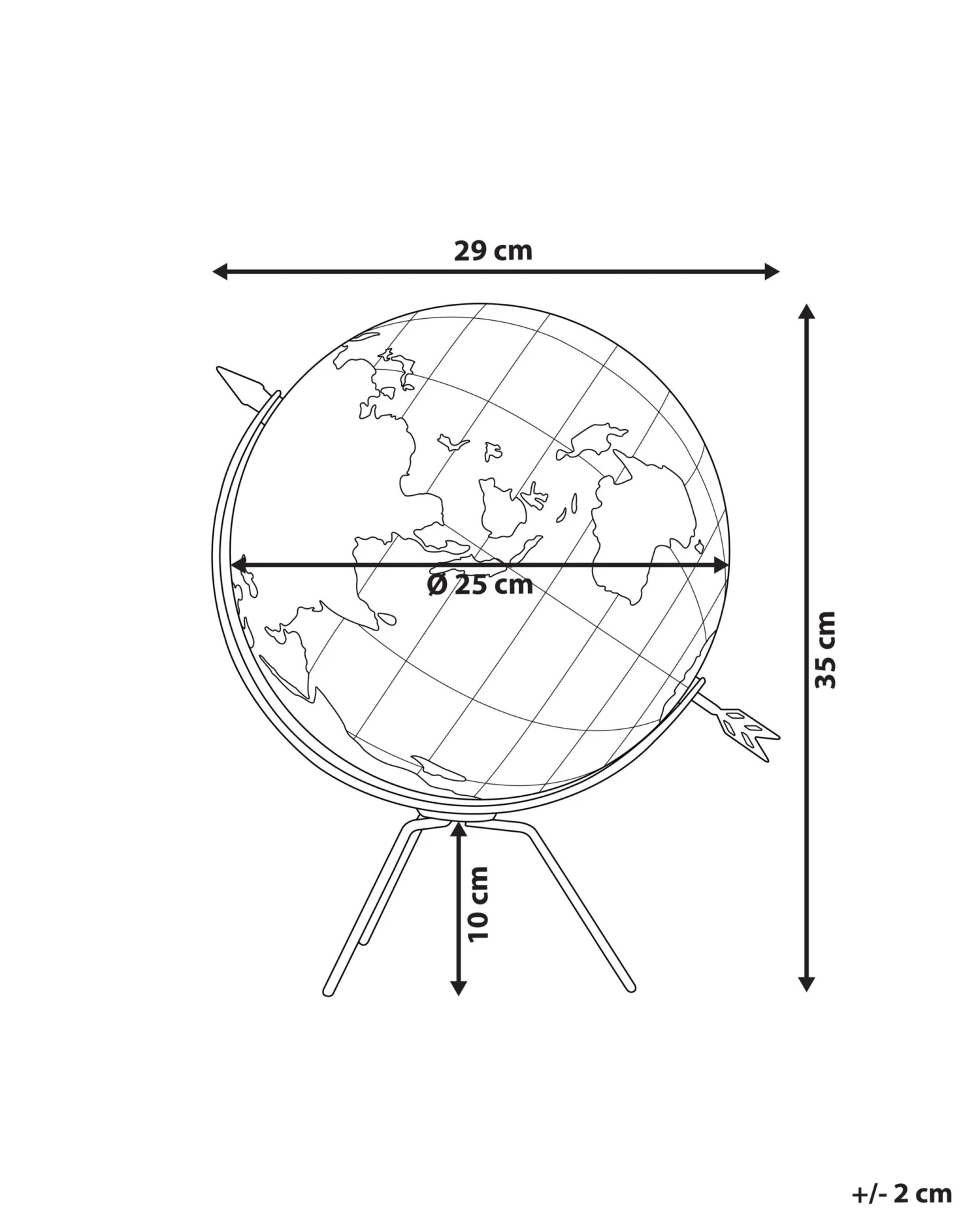 Decorative Globe Cork 35 Cm Brown BATTUTA 10 Decorative Globe Cork 35 Cm Brown BATTUTA - Image 8