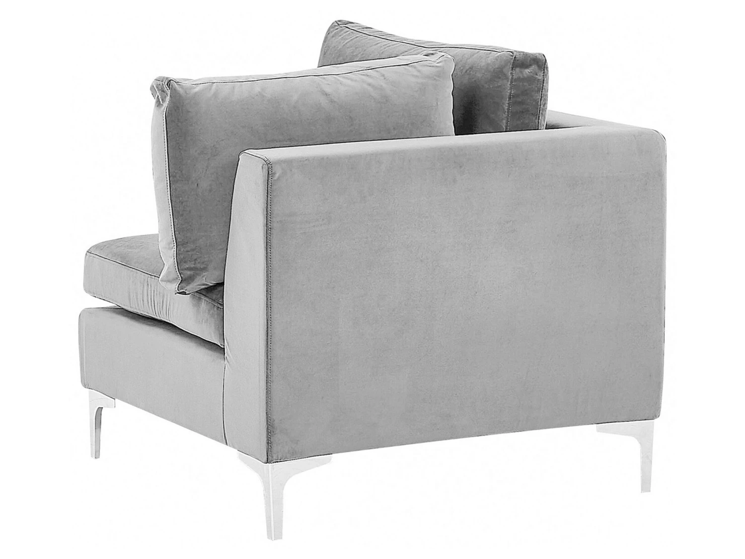 Velvet Corner Section Grey EVJA - Image 6