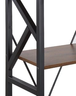 5 Tier Bookcase Dark Wood DALE -Home Furniture undef src sa picid 791552 type whitesh image