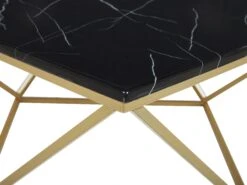 Coffee Table Black Marble Effect With Gold MALIBU -Home Furniture undef src sa picid 791605 type whitesh image