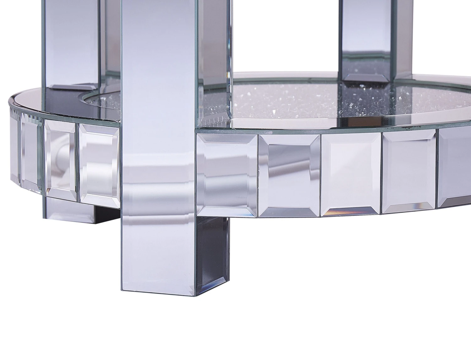 Mirrored Side Table Silver APREY 6 Mirrored Side Table Silver APREY - Image 4