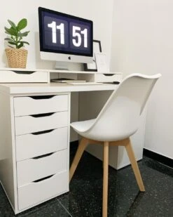 Set Of 2 Dining Chairs White DAKOTA II -Home Furniture undef src sa picid 798243 type whitesh image