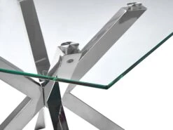 Glass Top Coffee Table Silver STARLIGHT -Home Furniture undef src sa picid 798470 type whitesh image