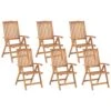 Set Of 6 Acacia Wood Garden Folding Chairs JAVA 1 Set Of 6 Acacia Wood Garden Folding Chairs JAVA -Home Furniture undef src sa picid 802450 type whitesh image