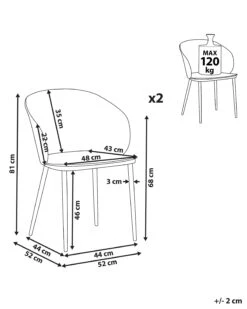 Set Of 2 Dining Chairs White BLAYKEE -Home Furniture undef src sa picid 802914 type whitesh image