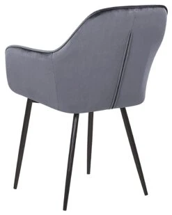 Set Of 2 Velvet Dining Chairs Grey WELLSTON -Home Furniture undef src sa picid 803625 type whitesh image