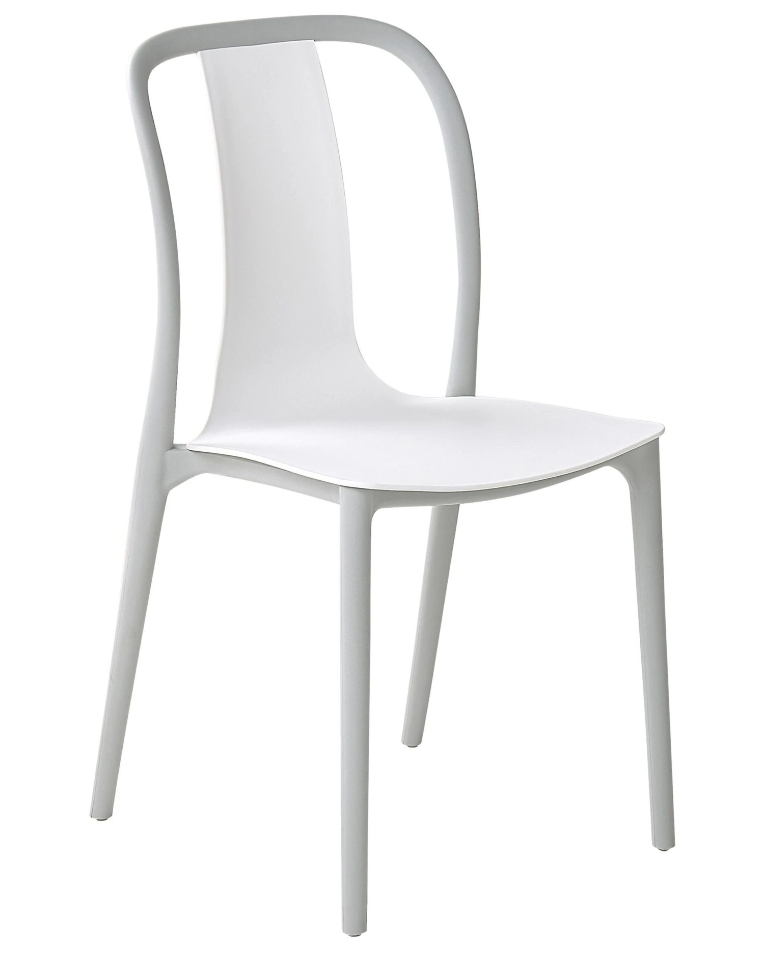 Set Of 2 Garden Chairs White And Grey SPEZIA 7 Set Of 2 Garden Chairs White And Grey SPEZIA - Image 5