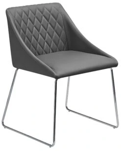 Set Of 2 Dining Chairs Faux Leather Grey ARCATA 15 Set Of 2 Dining Chairs Faux Leather Grey ARCATA -Home Furniture undef src sa picid 808629 type whitesh image