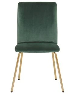 Set Of 2 Velvet Dining Chairs Emerald Green RUBIO 13 Set Of 2 Velvet Dining Chairs Emerald Green RUBIO -Home Furniture undef src sa picid 810425 type whitesh image