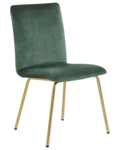 Set Of 2 Velvet Dining Chairs Emerald Green RUBIO 14 Set Of 2 Velvet Dining Chairs Emerald Green RUBIO -Home Furniture undef src sa picid 810426 type whitesh image