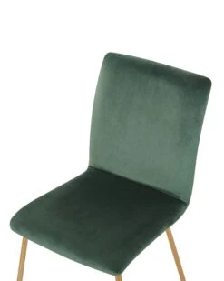 Set Of 2 Velvet Dining Chairs Emerald Green RUBIO 16 Set Of 2 Velvet Dining Chairs Emerald Green RUBIO -Home Furniture undef src sa picid 810428 type whitesh image