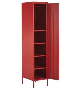 Metal Storage Cabinet Red FROME -Home Furniture undef src sa picid 813013 type whitesh image