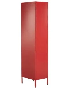 Metal Storage Cabinet Red FROME -Home Furniture undef src sa picid 813014 type whitesh image