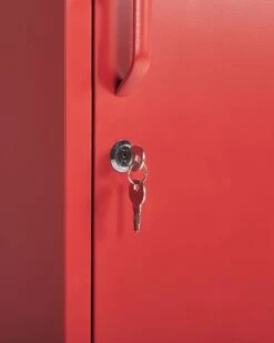 Metal Storage Cabinet Red FROME -Home Furniture undef src sa picid 813016 type whitesh image