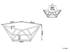 Coffee Table Black Marble Effect With Gold MALIBU -Home Furniture undef src sa picid 817100 type whitesh image
