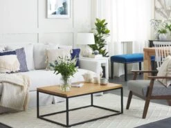 Teak Wood Coffee Table PROVO II -Home Furniture undef src sa picid 820064 type whitesh image