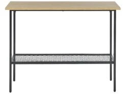 Console Table Light Wood With Black DORENA -Home Furniture undef src sa picid 821123 type whitesh image