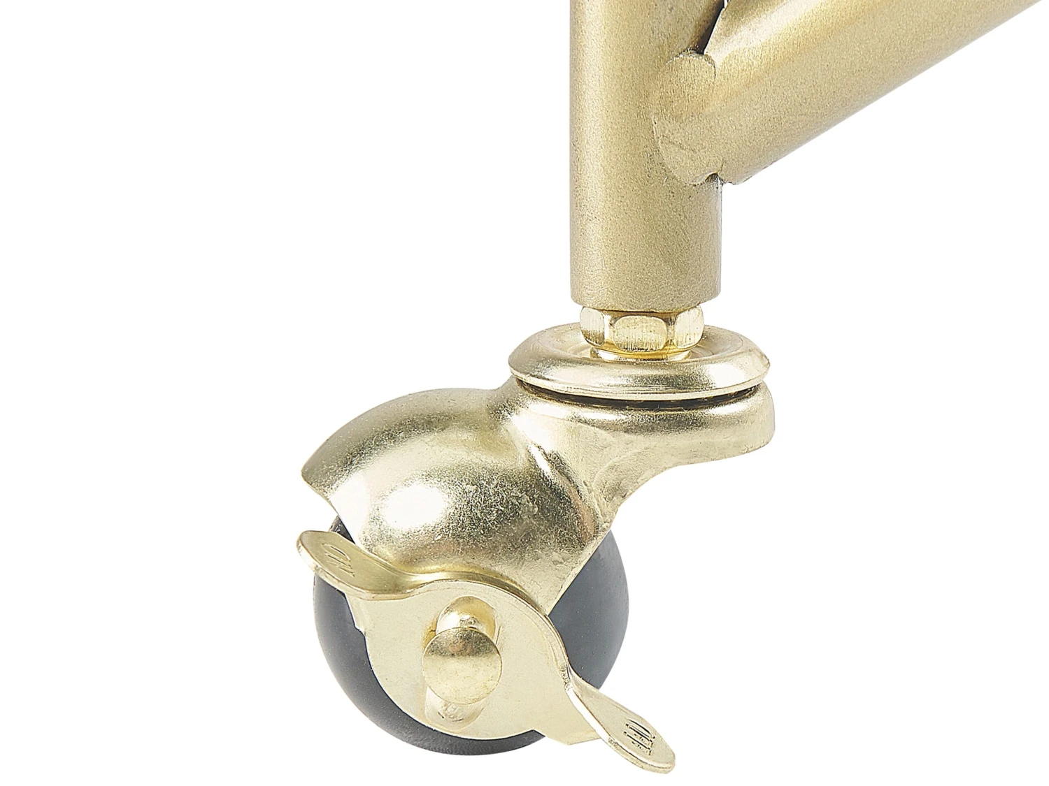 Metal Drinks Trolley With Glass Top Gold KERRY 8 Metal Drinks Trolley With Glass Top Gold KERRY - Image 6