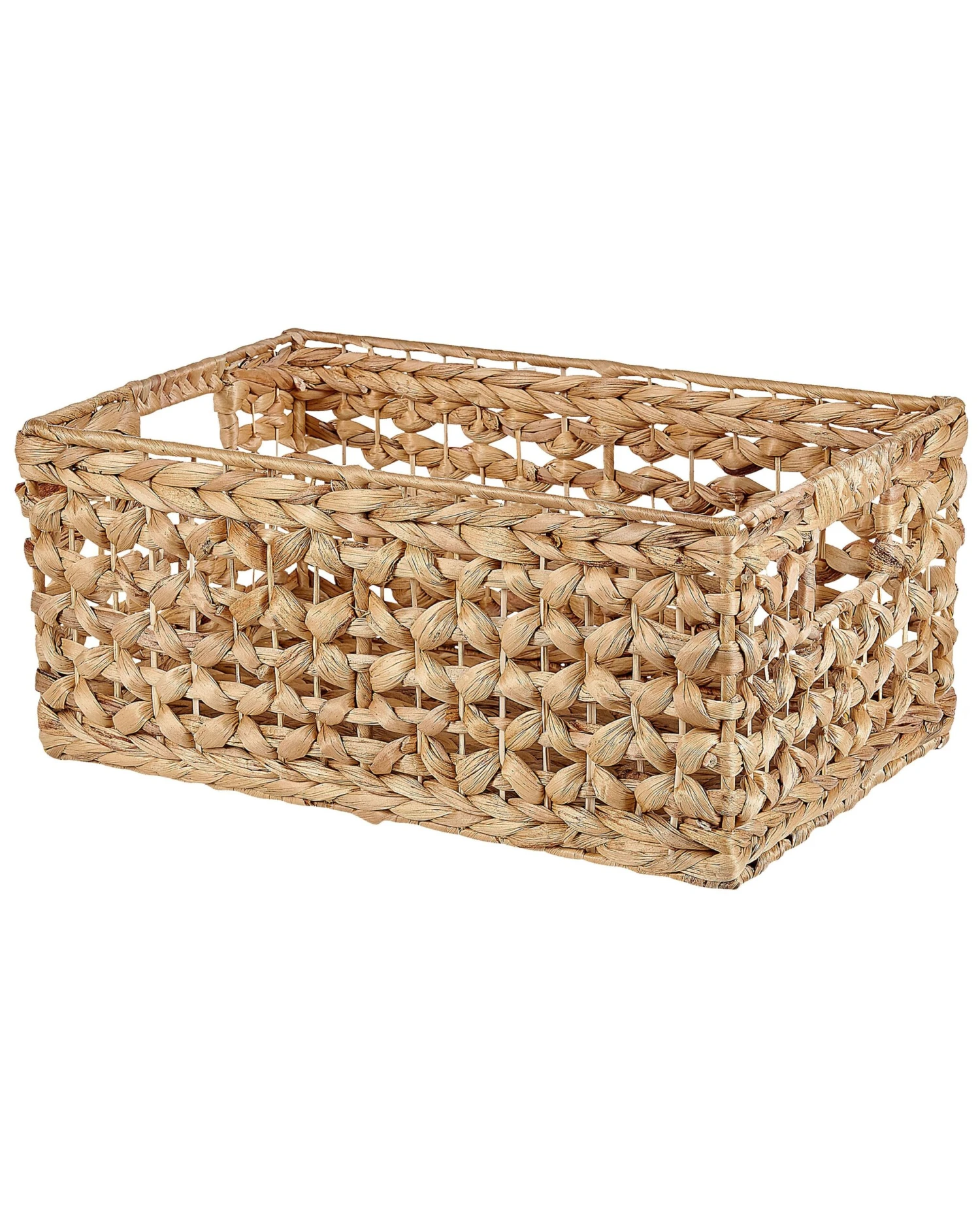 Set Of 3 Water Hyacinth Baskets Natural MINNOW - Image 7