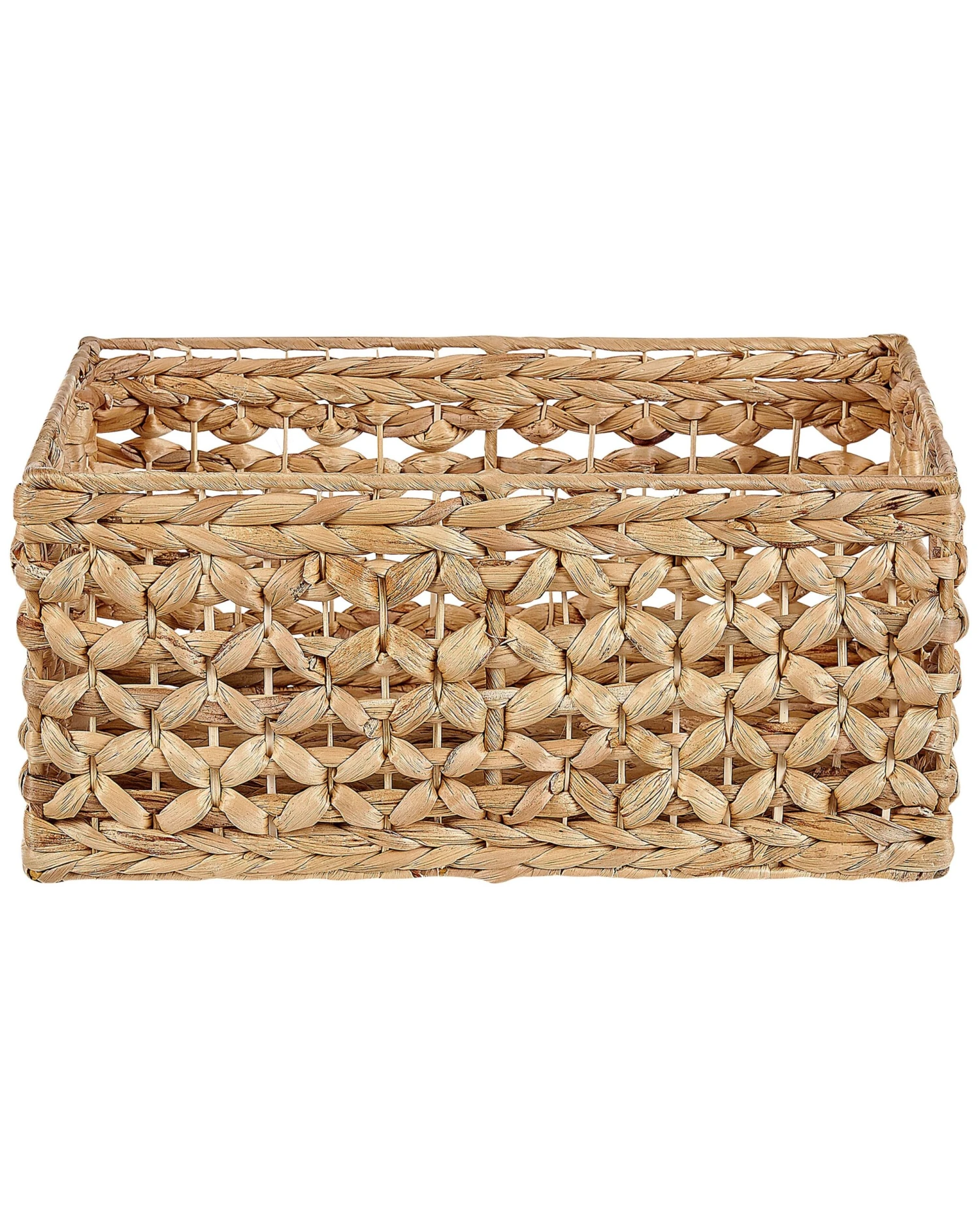 Set Of 3 Water Hyacinth Baskets Natural MINNOW - Image 8
