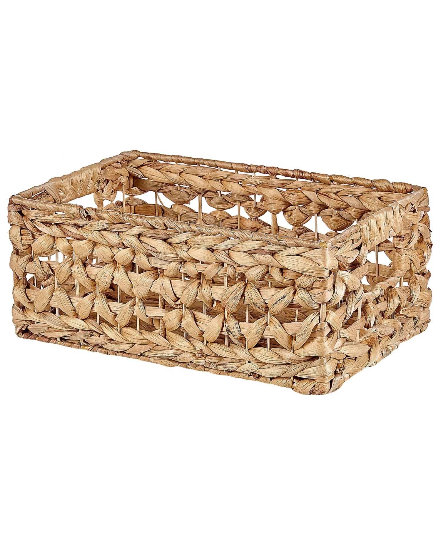 Set Of 3 Water Hyacinth Baskets Natural MINNOW - Image 9