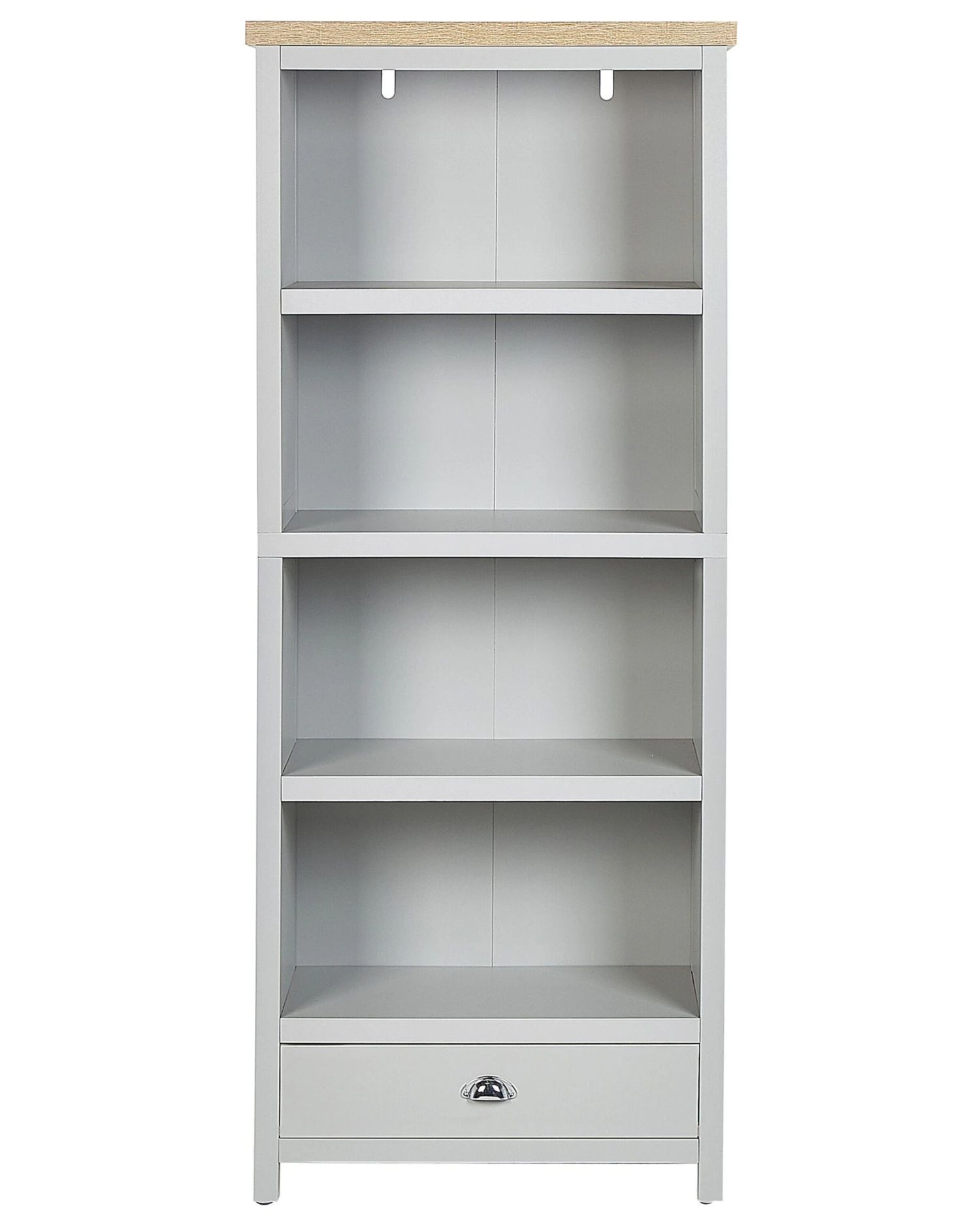 4 Tier Bookcase Grey CLIO - Image 4