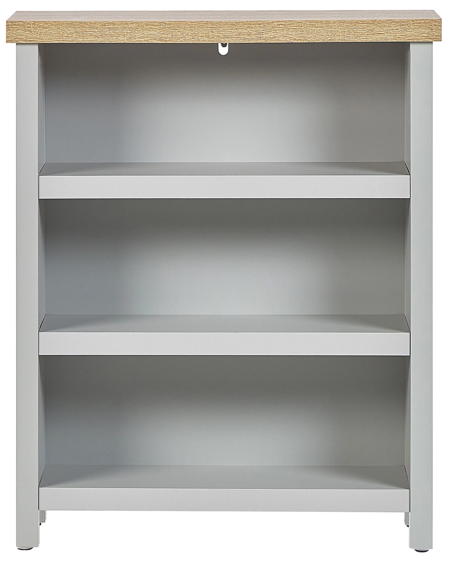 3 Tier Bookcase Grey CLIO - Image 3