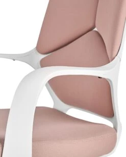 Swivel Office Chair Pink And White DELIGHT -Home Furniture undef src sa picid 834175 type whitesh image