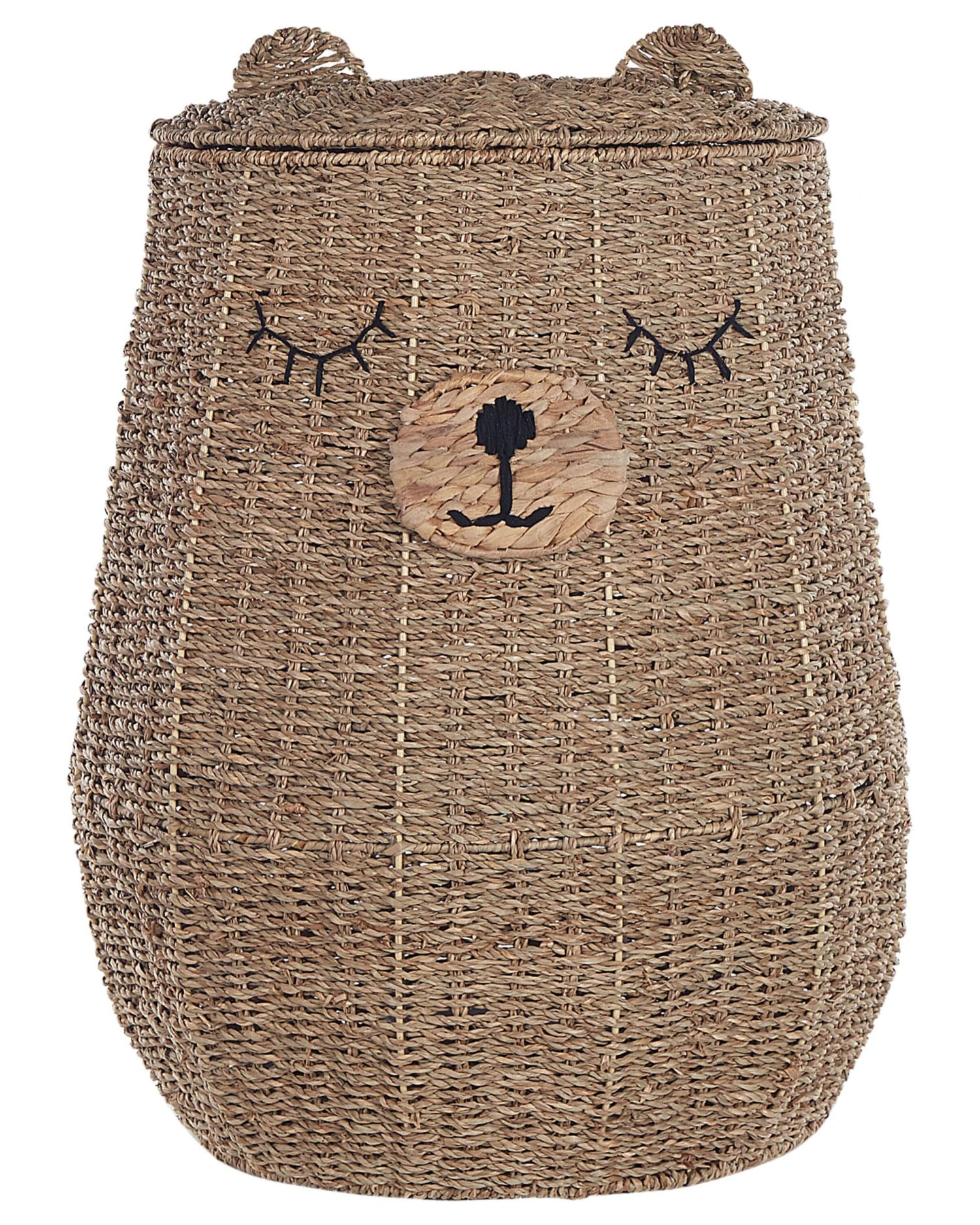 Seagrass Wicker Bear Basket Natural FULAN