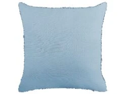 Set Of 2 Tufted Cotton Cushions 45 X 45 Cm Blue RHOEO -Home Furniture undef src sa picid 840218 type whitesh image
