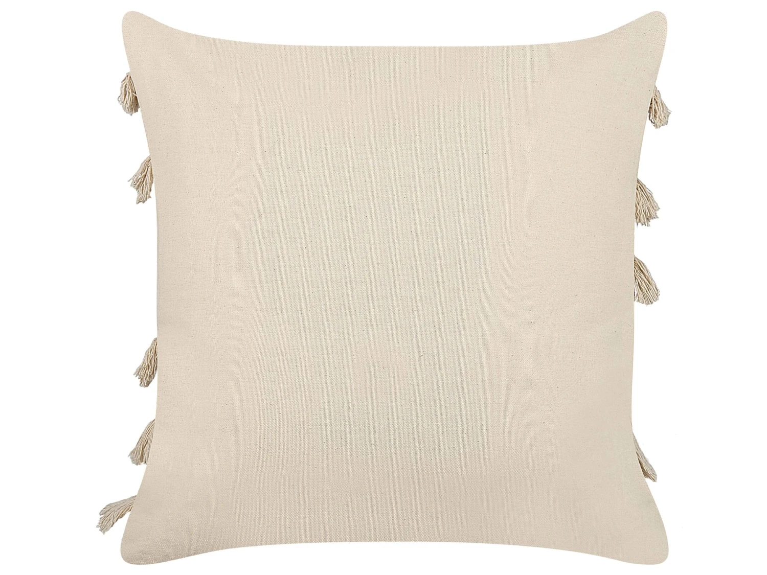 Cotton Cushion Abstract Pattern 45 X 45 Cm Beige PLEIONE - Image 5