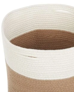 Set Of 2 Cotton Baskets Beige And White ARDESEN -Home Furniture undef src sa picid 840447 type whitesh image