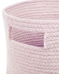 Set Of 2 Cotton Baskets Pastel Pink CHINIOT -Home Furniture undef src sa picid 840463 type whitesh image