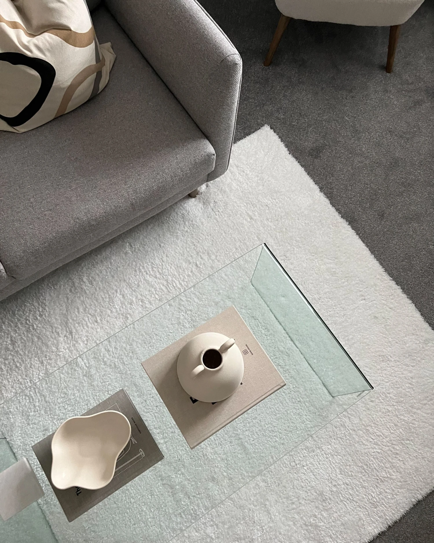 Glass Coffee Table Transparent KENDALL - Image 7