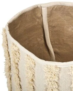 Set Of 2 Cotton Baskets Beige KAKKI -Home Furniture undef src sa picid 846396 type whitesh image