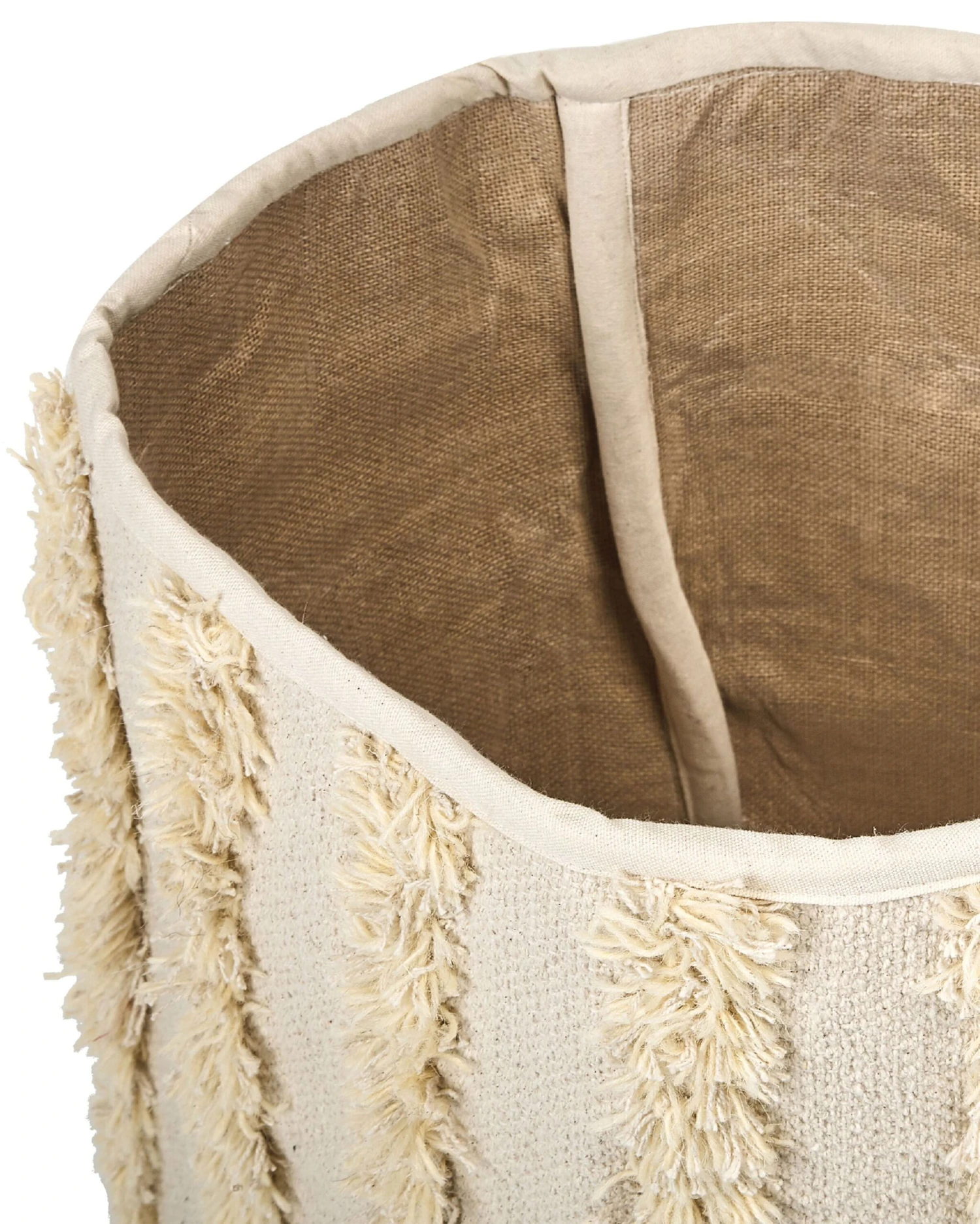 Set Of 2 Cotton Baskets Beige KAKKI - Image 5