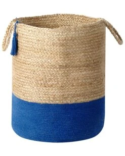 Set Of 2 Jute Baskets Navy And Beige GAJAR -Home Furniture undef src sa picid 846482 type whitesh image