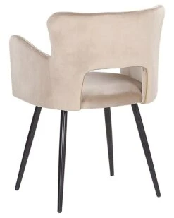 Set Of 2 Velvet Dining Chairs Taupe SANILAC 21 Set Of 2 Velvet Dining Chairs Taupe SANILAC -Home Furniture undef src sa picid 847156 type whitesh image