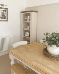 4 Tier Bookshelf Cream KINGSTON -Home Furniture undef src sa picid 847923 type whitesh image