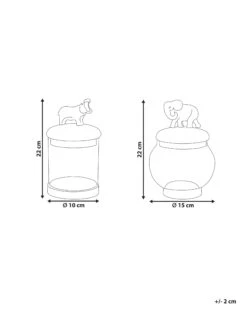 Set Of 2 Decorative Containers Gold And Silver LAKI -Home Furniture undef src sa picid 848982 type whitesh image