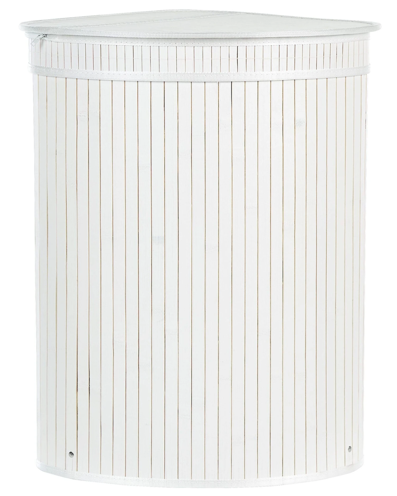 Bamboo Basket With Lid White BADULLA